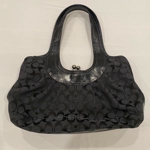 Black coach bag
